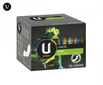 U by Kotex 高洁丝U牌 卫生护垫 运动款 30片装 独立小包装 不含荧光剂